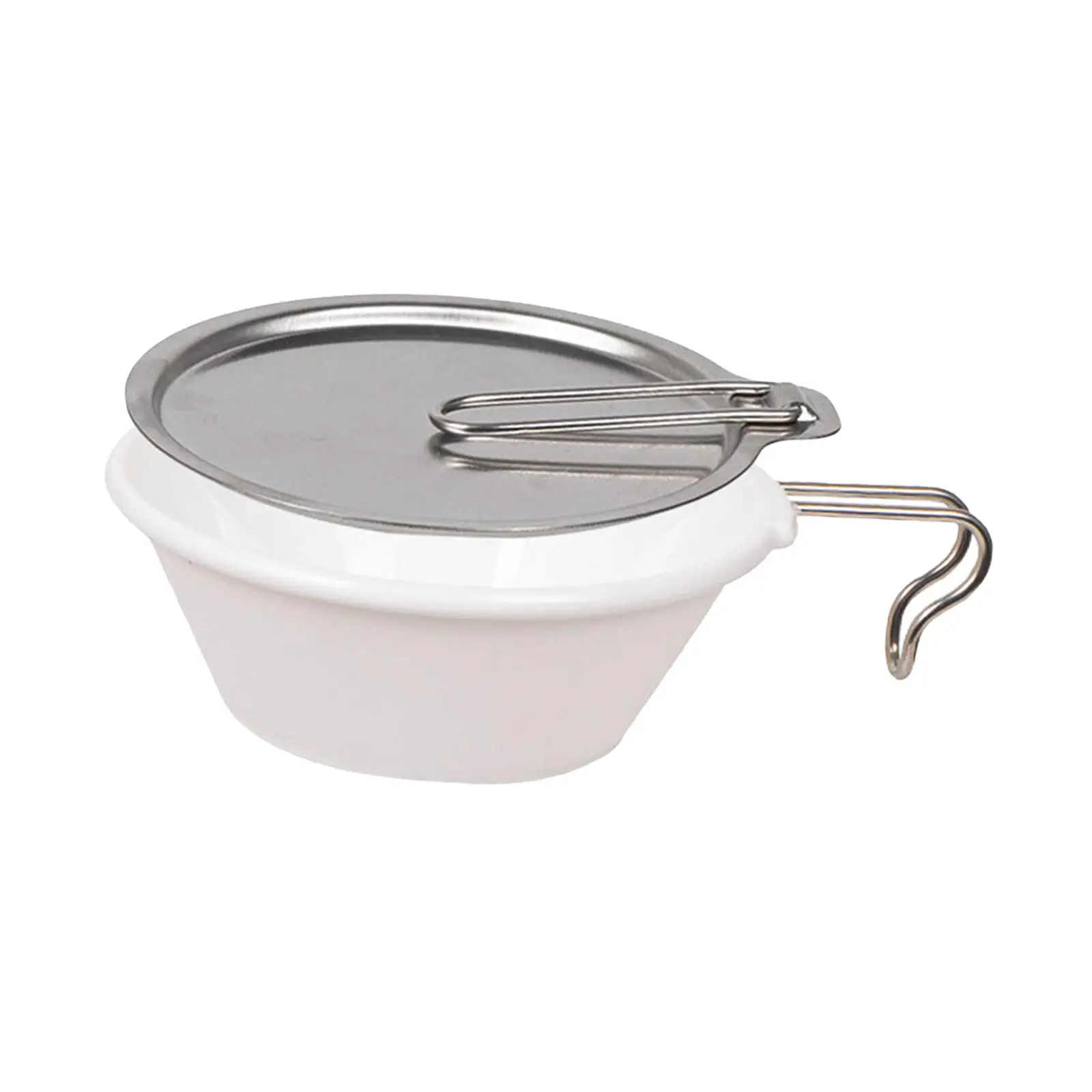 Camping Bowl with Stainless Steel Handle Salad Bowl for Fishing Travel BBQ