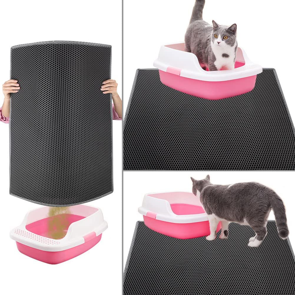 Title 5, Cat Litter Mat Waterproof Urine Proof Kitty Lit...