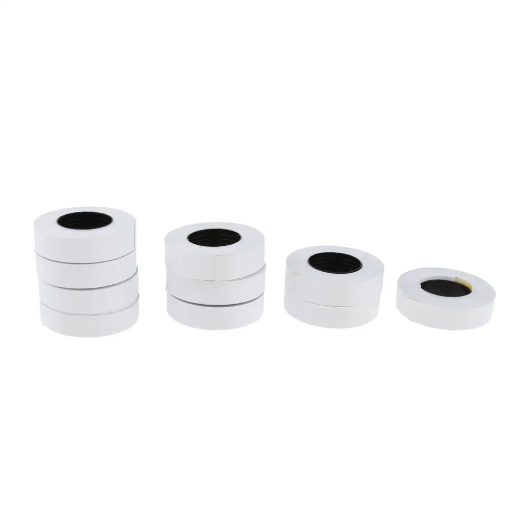 10 Rolls 5000 Pieces of Label Paper for6600 Price Labeller