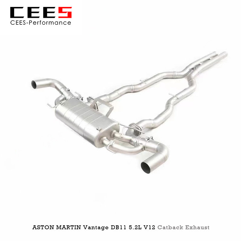 Aston Martin DB11 V12/V8 5.2L/4.0T 2017-2018 Stainless Steel Valve Exhaust