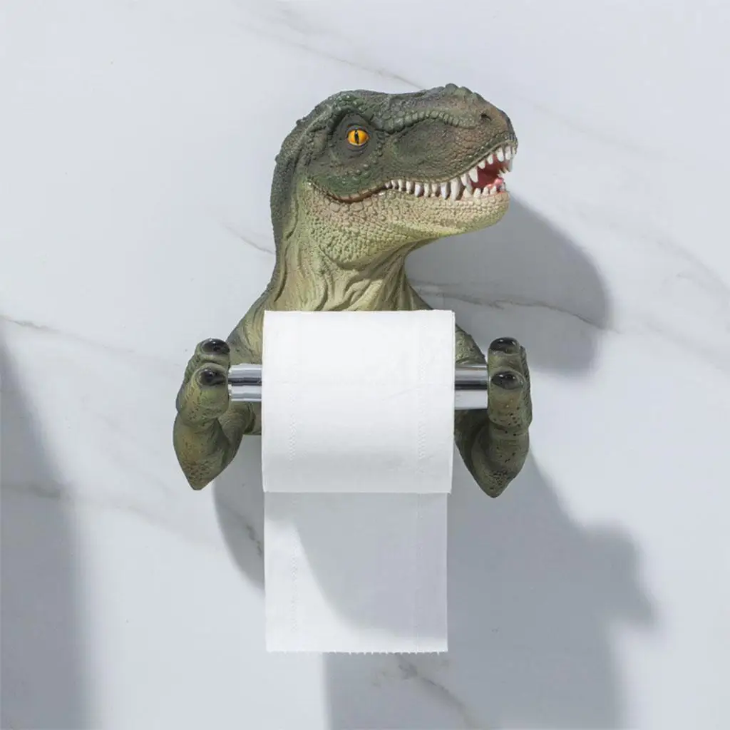 3D Dinosaur  Holder Roll Paper Storage Rack for Bathroom Shower Room