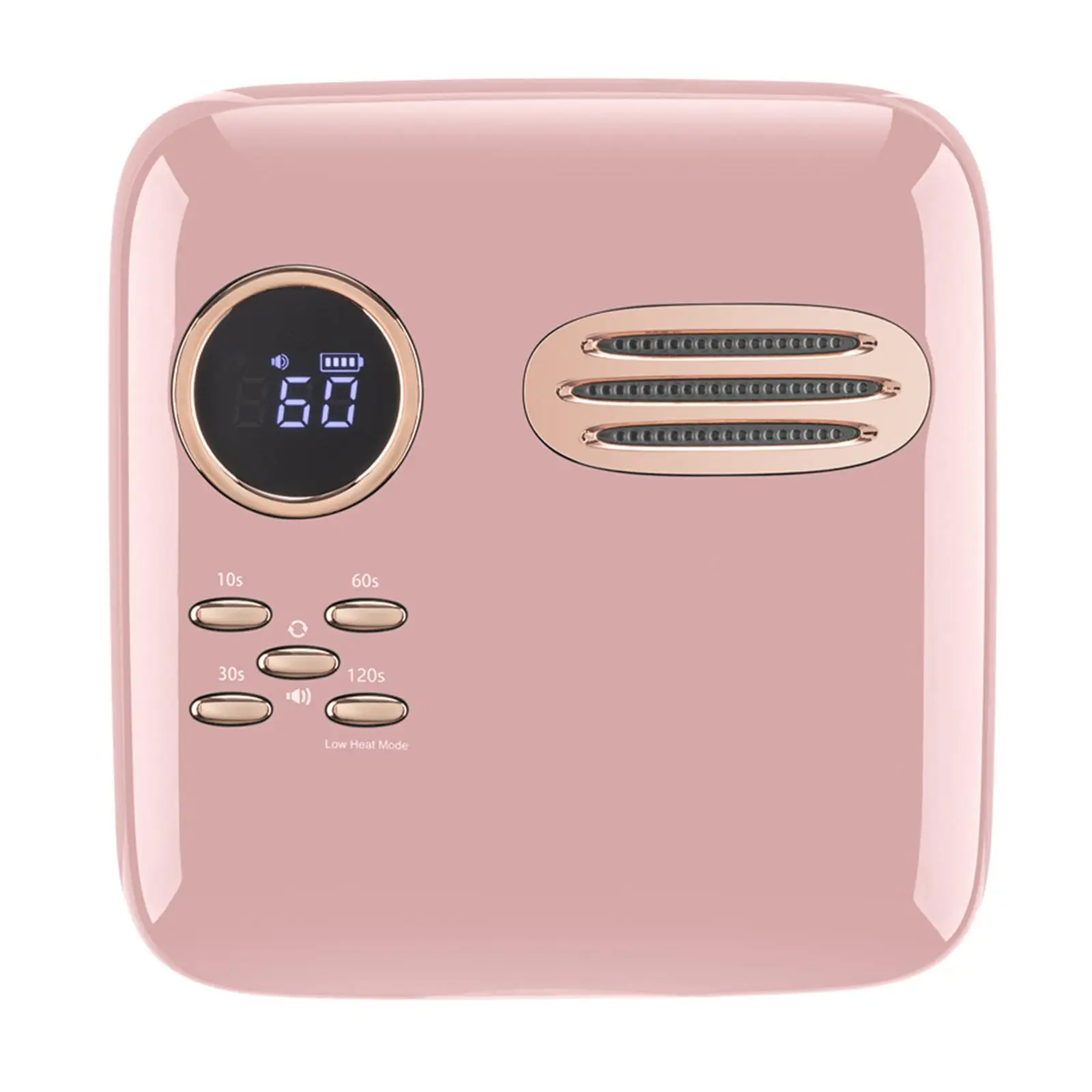 Professional Nail Dryer Lamp Accessories LCD Display 72W Low Heat Nail Drying Machine for Fingernails Toenails
