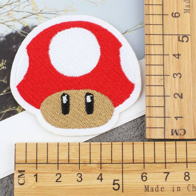 Super Mario Bros Cartoon Games Anime Figures Mario Luigi Yoshi Embroidered  Patches Diy Patches Applique Thermal