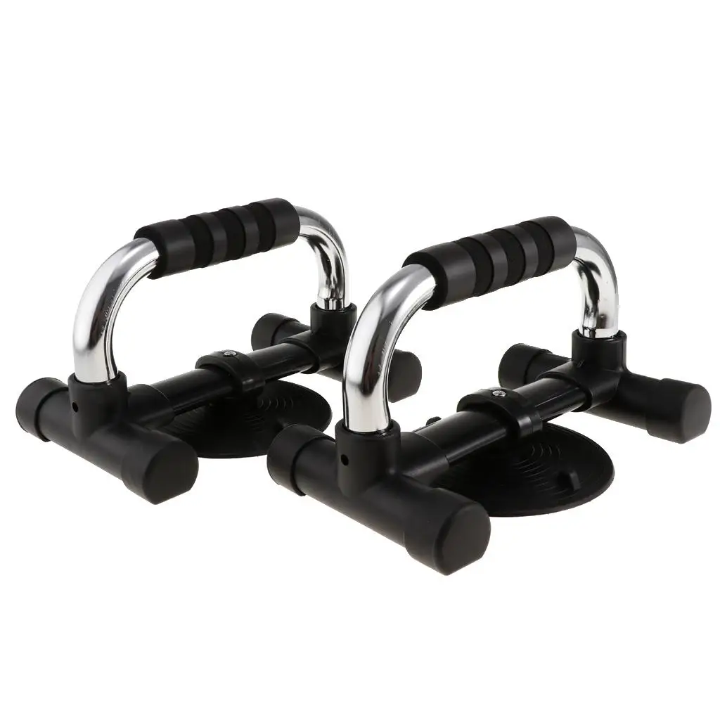 1 Pair Professional Fitness Push Up Bar Push-Ups Stands Sit Up Bars with Comfortable Foam Grip and Anti-Slip Suction Cup