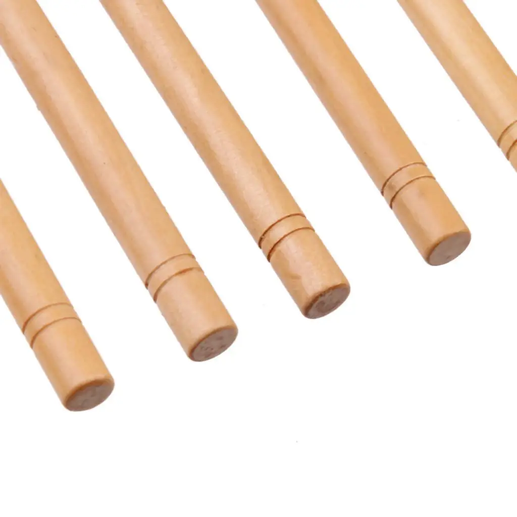 Pack of 12 Micro  Wooden Loop Threader Feather Hook Tool
