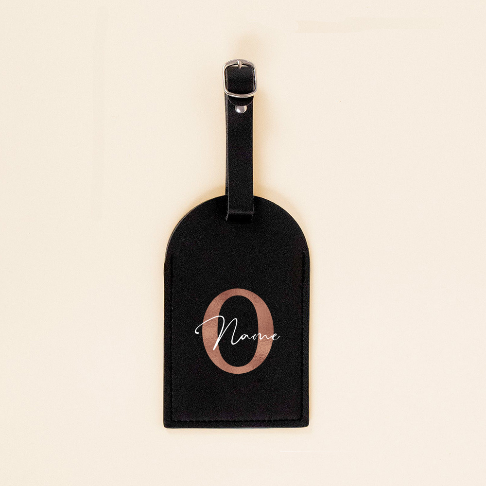 Personalised Initial with Name Monogram Luggage Tag PU Leather for Suitcase Baggage Handbag Tags Travel Bag Label Tag Best Gift 15 S6aaf1a33da0549829f0013df3c5ff5c5S
