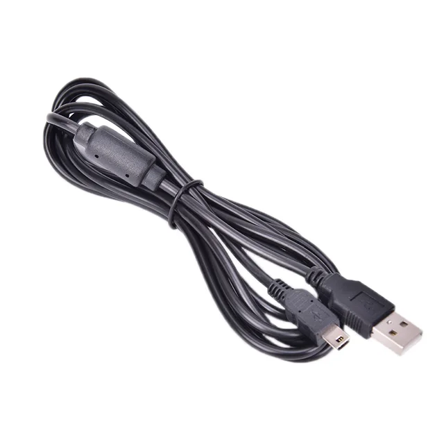 Câble USB De Chargement Pour Manette PS3 & PSP - 1.5 M - Noir - Spiringo