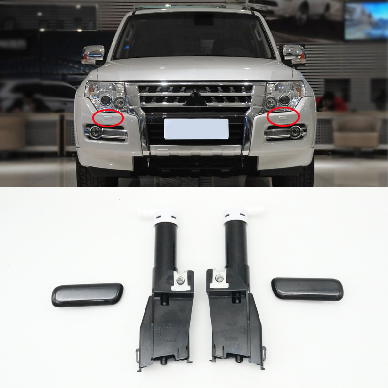 Für Mitsubishi Pajero Shogun Montero V93 V95 V96 V97 2006-2016 Scheinwerfer Waschanlage Düse Jet Pumpe Reinigung antrieb mit Abdeckkappe – Detail 1