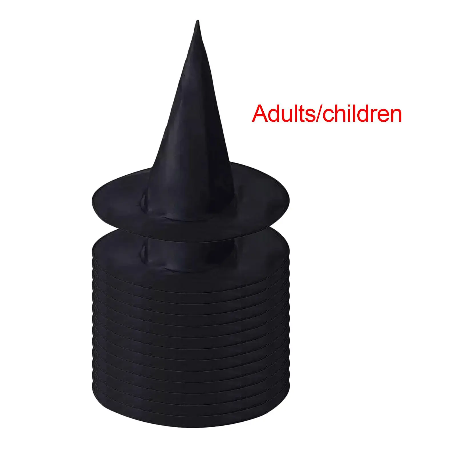 14x Pointed Halloween Witch Hats Cosplay for Party Favors Photo Props Decor