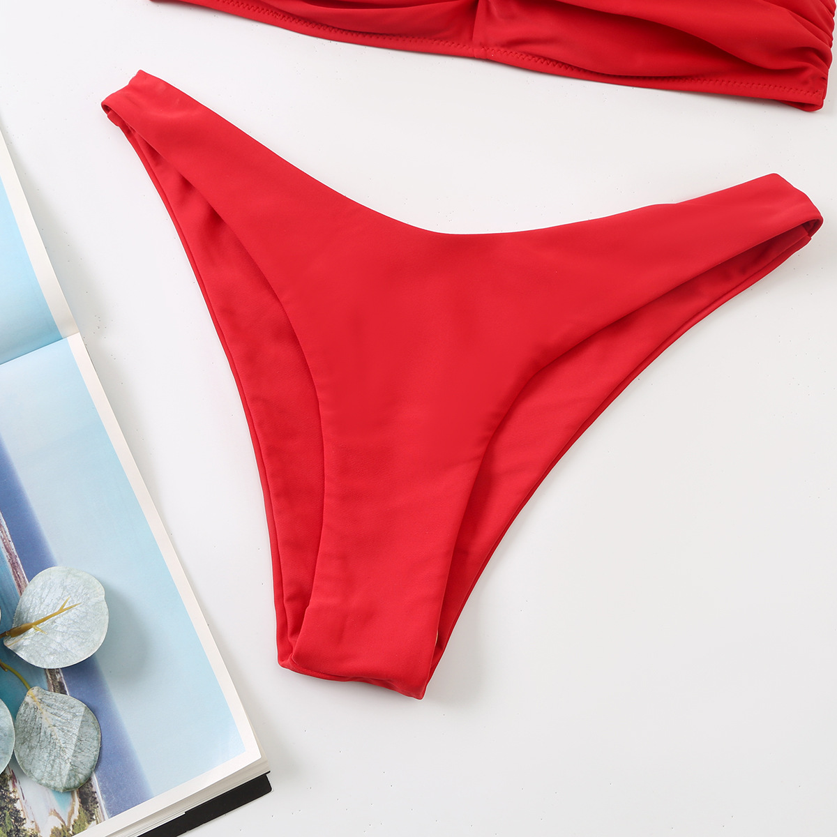 Push Up Bikini Set - Womens Halter Underwire Swimsuit 2024
