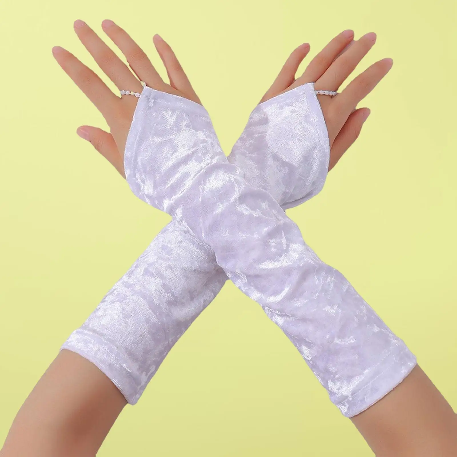 Classic Fingerless Gloves Arm Warmer Mittens Driving Gloves Women Arm Sleeve