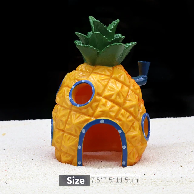 Scallop Spongebobspongebob Aquarium Decor - Mini Pvc Models, Collectible  Anime Characters