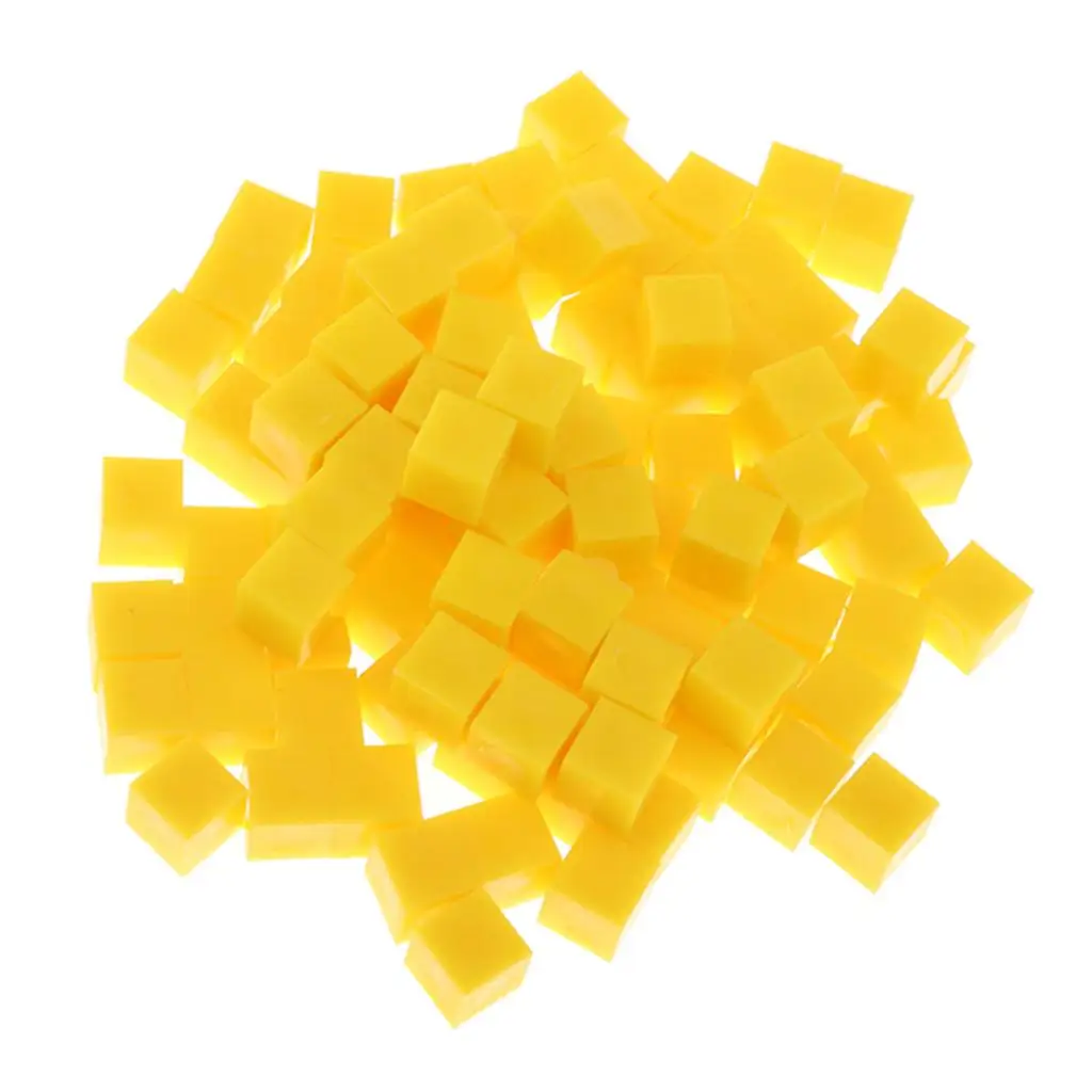 Montessori Maths Material Counting Cubes Kids Early Educational Toy Yellow