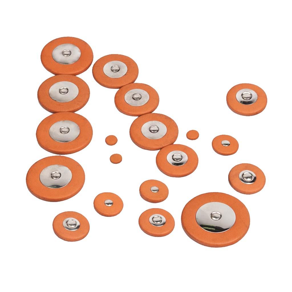 27pcs/Lots Baritone Saxophone Pads Cushion  for Saxophonist (Orange)