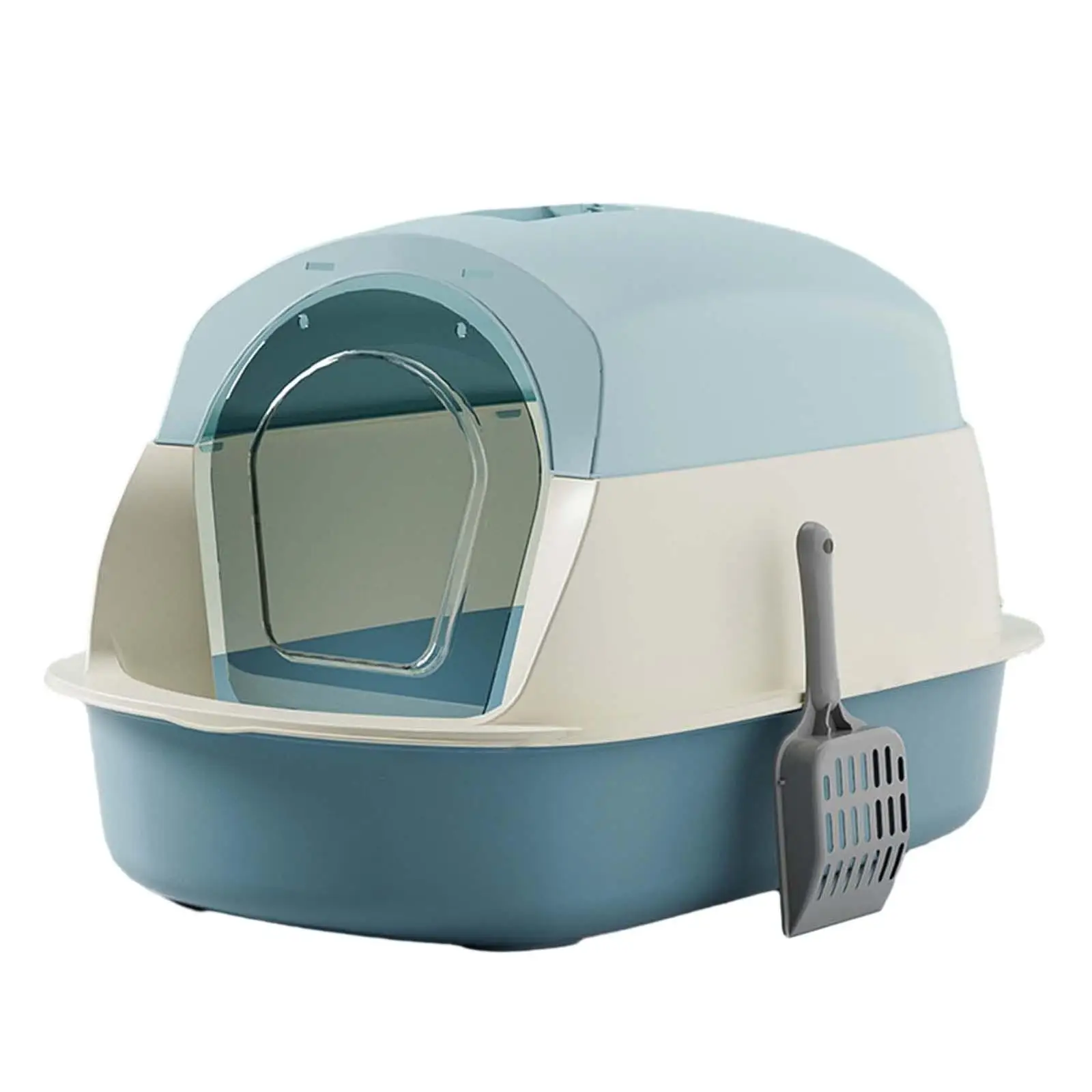 Closed Cat Litter Box with Fully Enclosed Litter Box Durable Cat Litter Box with Door