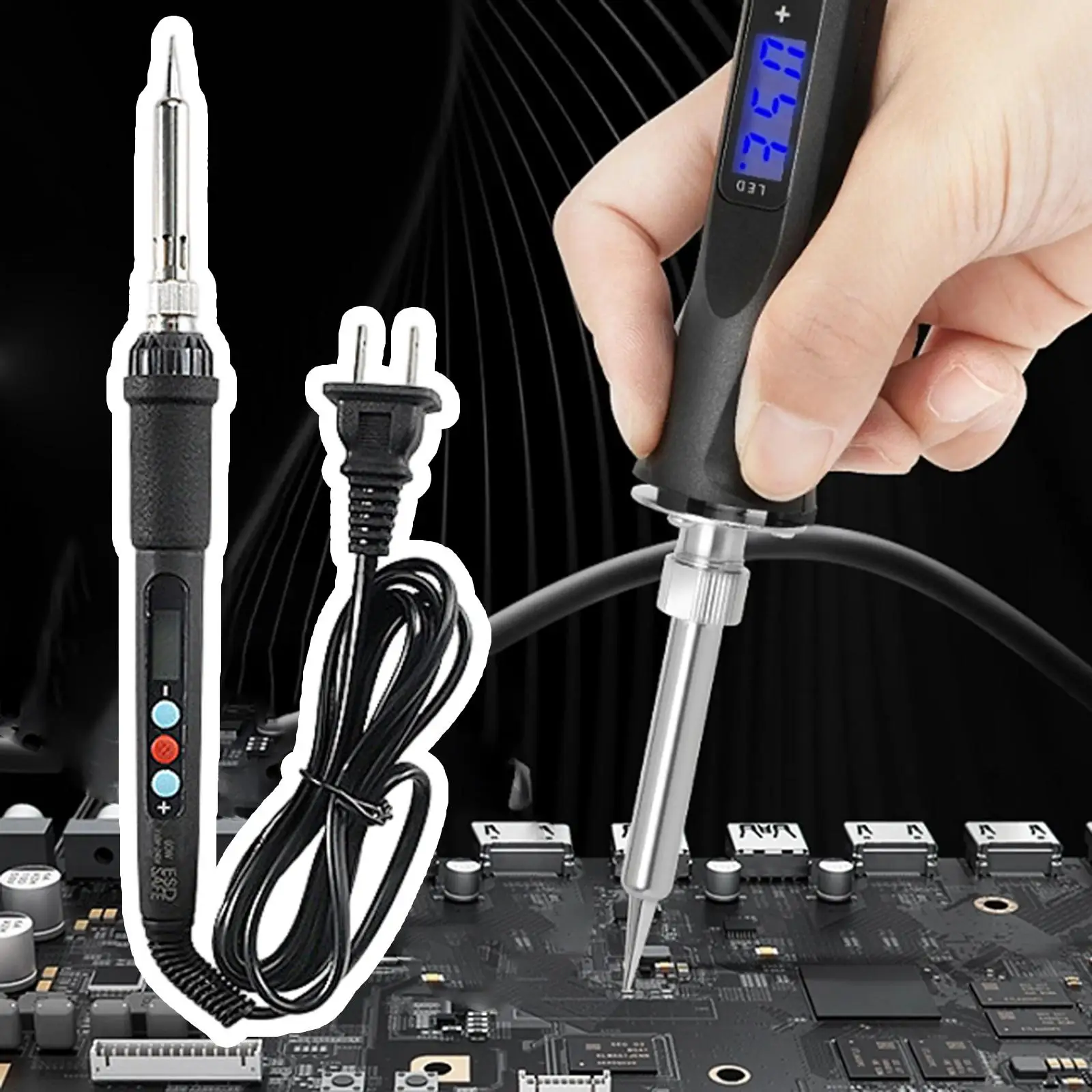 Soldering Iron Solder Iron,110V 60W Welding Repair Tools for DIY Repairing and Repairing Jewelry Electronic Welding