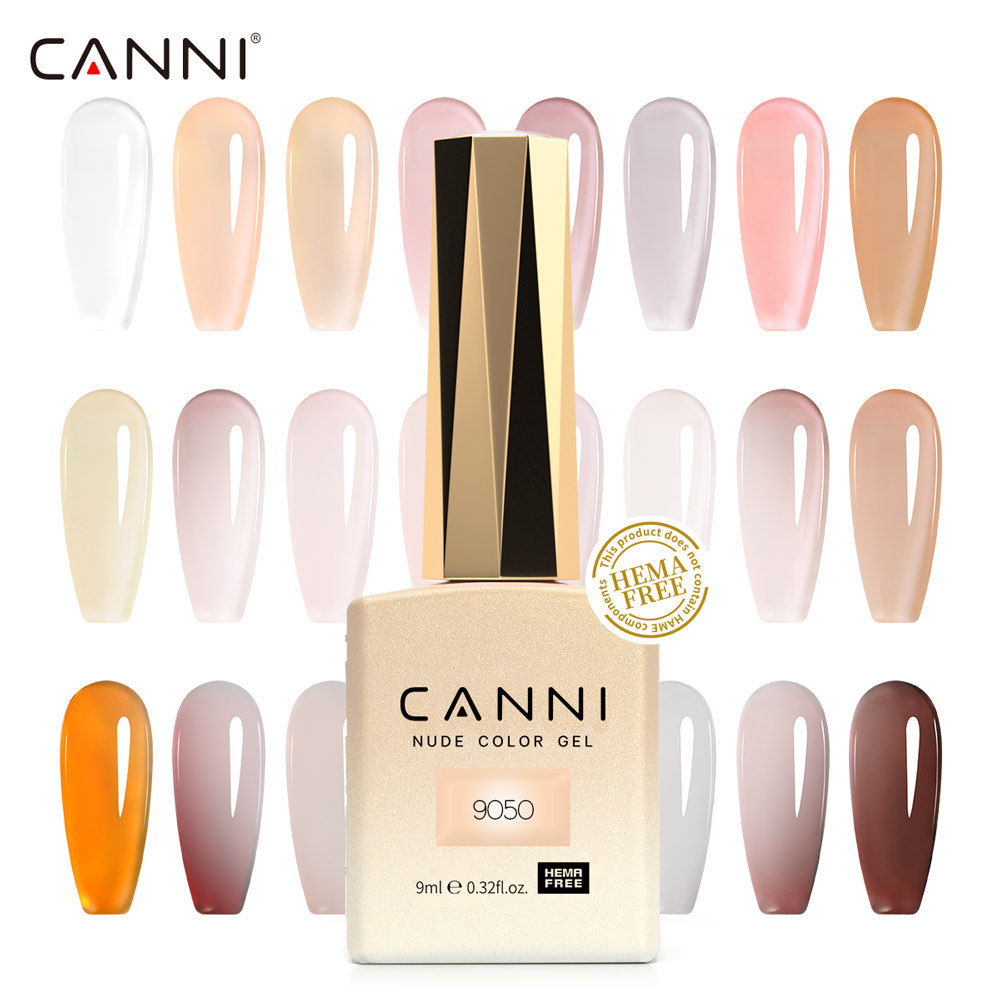 Best of CC3 Canni HEMA FREE Nail Gel Polish 9ml Jelly Color Transparent Semi Permanent Natural Nude Collection French Nail Gel Lacquer Reviews & Tips