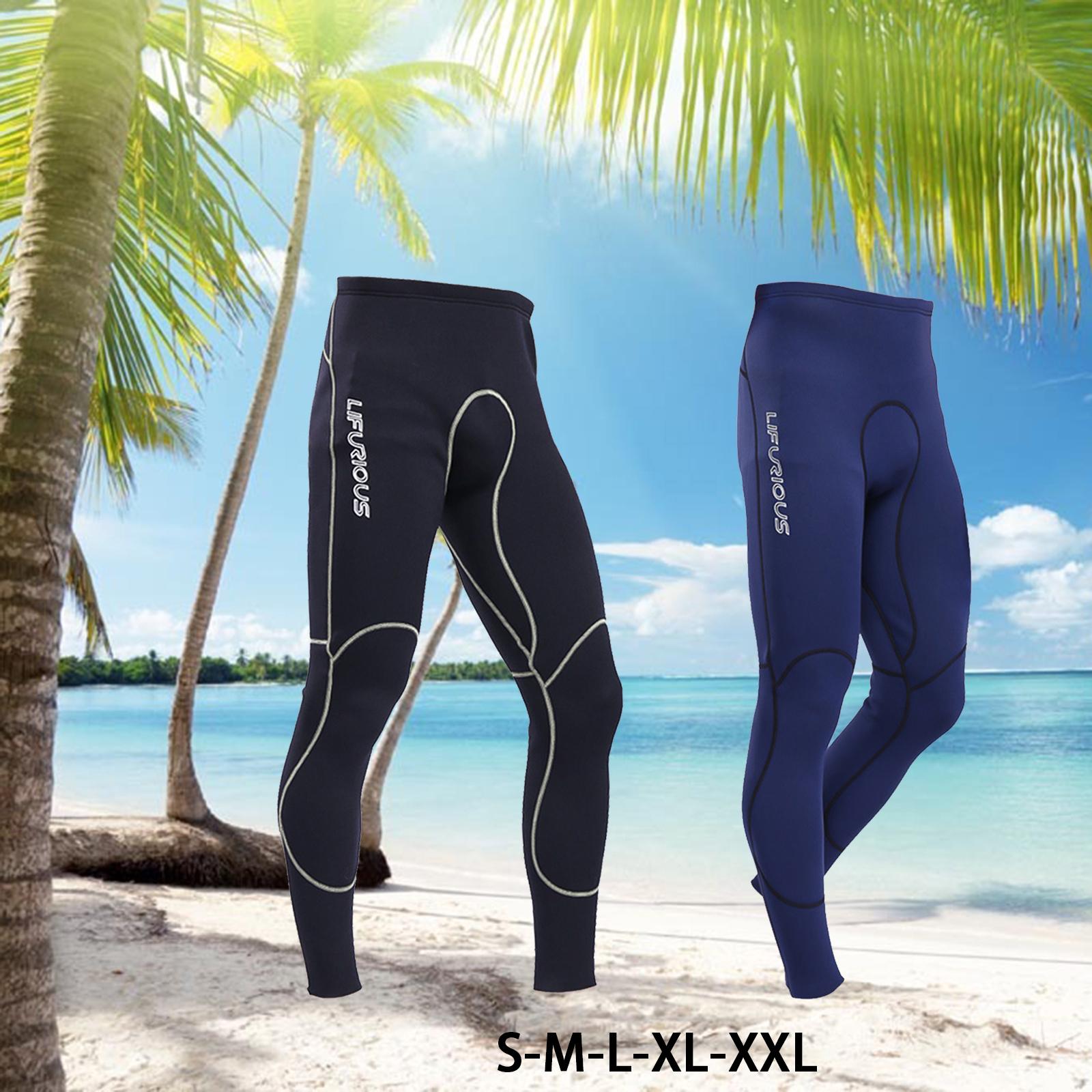 Mens Wetsuit Pants Neoprene Keep Warm 2mm for Surfing