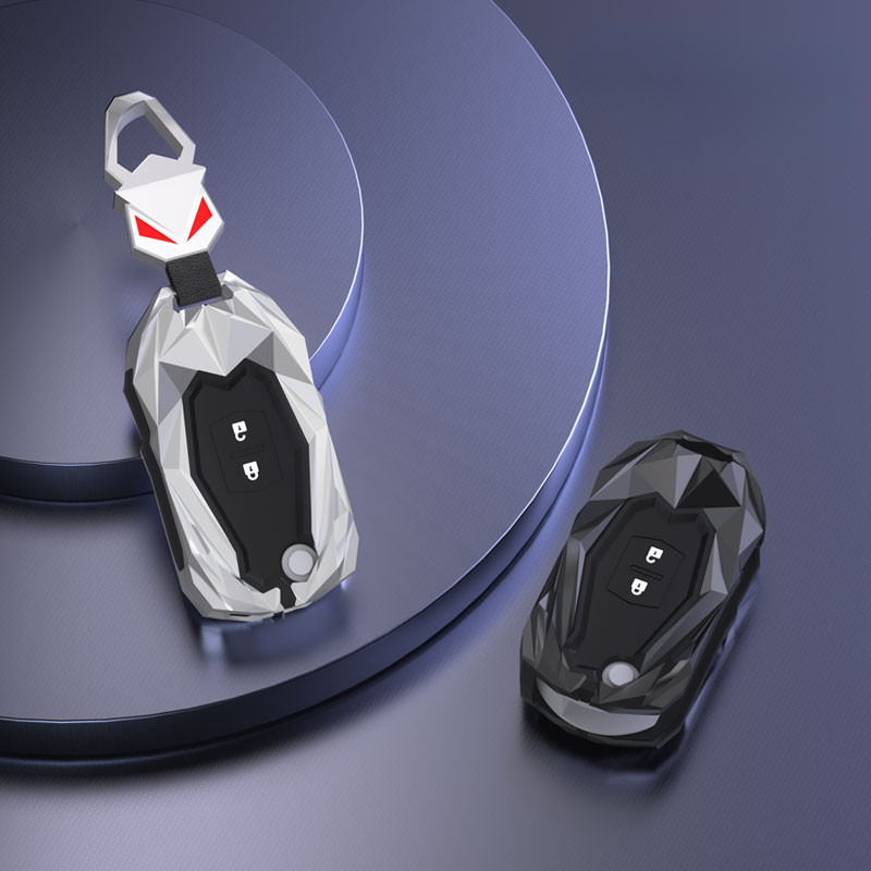 1x Zinc Alloy Silicone Car Key Case Cover for Mazda CX-5 CX5 CX-7 CX7 3 2 6 Atenza CX-9/CX9 MX5 2/3 Button Key Protect Shell - S6ad135cbdc9a487a8dcba5eef617c026a