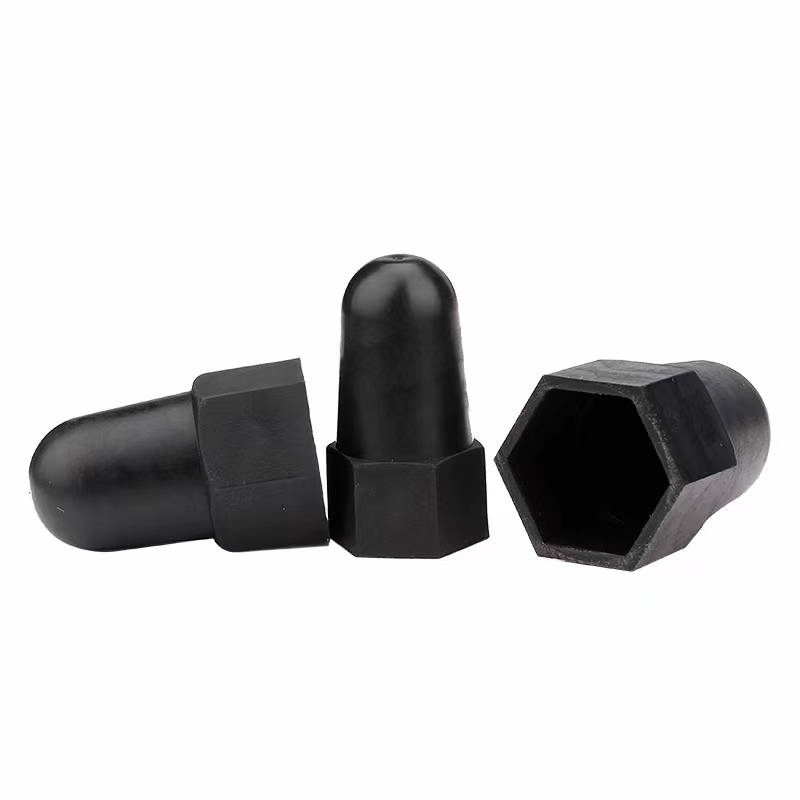 Description Picture 4 of item2/5/10Pcs High Type Anchor Bolt Protection Cap Extended Screw Installation Nut Cover Plastic Hexagon Nut Protection Sleeve