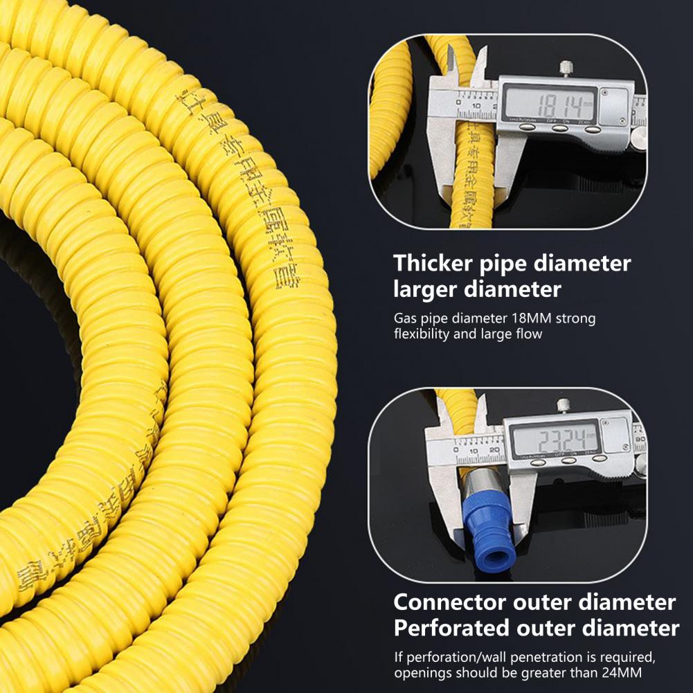 Прочный шланг для газового газа, несколькие размеры, труба для пропана,  ПВХ, стойкая к коррозии, БЫСТРОРАЗЪЕМНАЯ труба | AliExpress