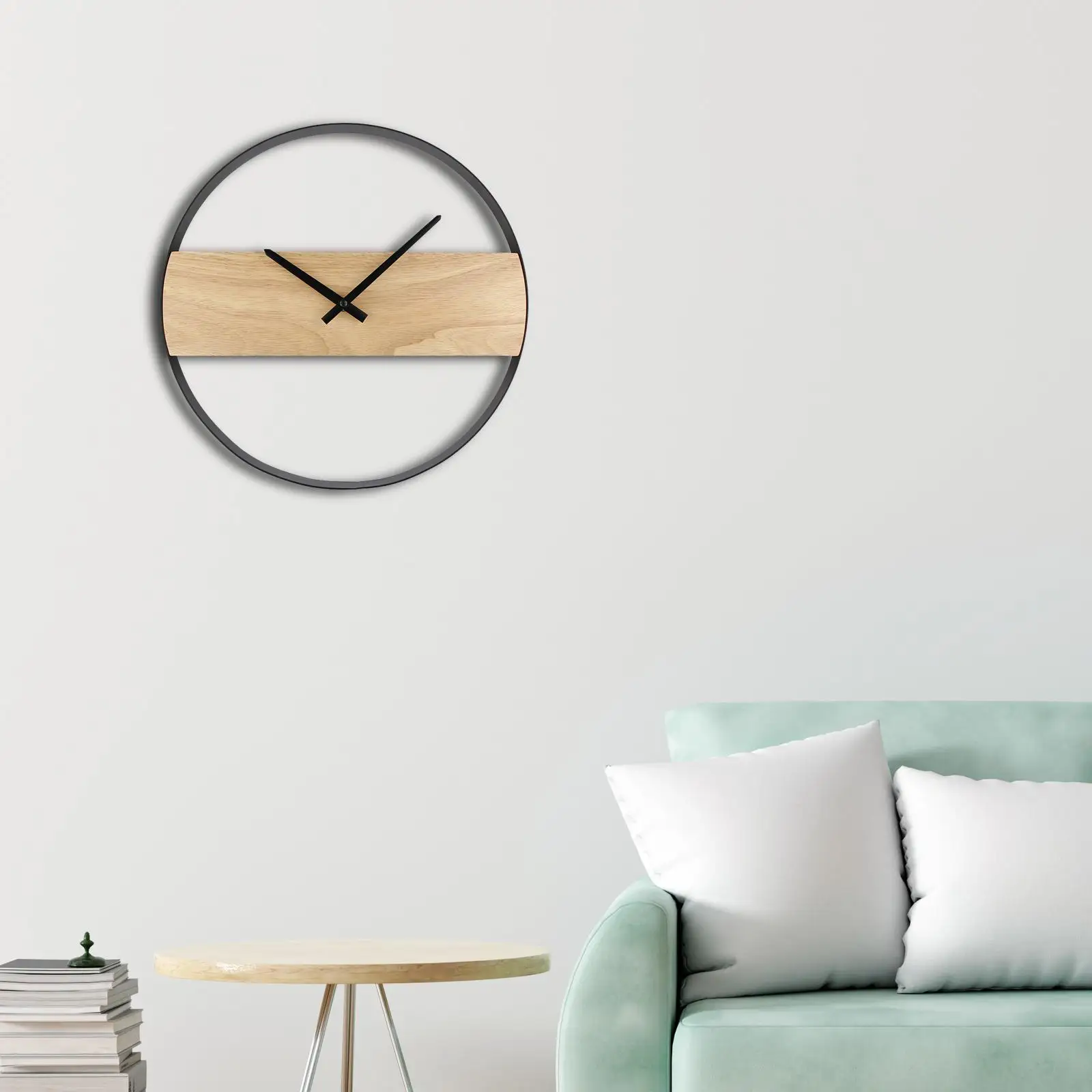 Wooden Wall Clock Hanging DIY Clocks for Living Room Home Dining Room Office Decor