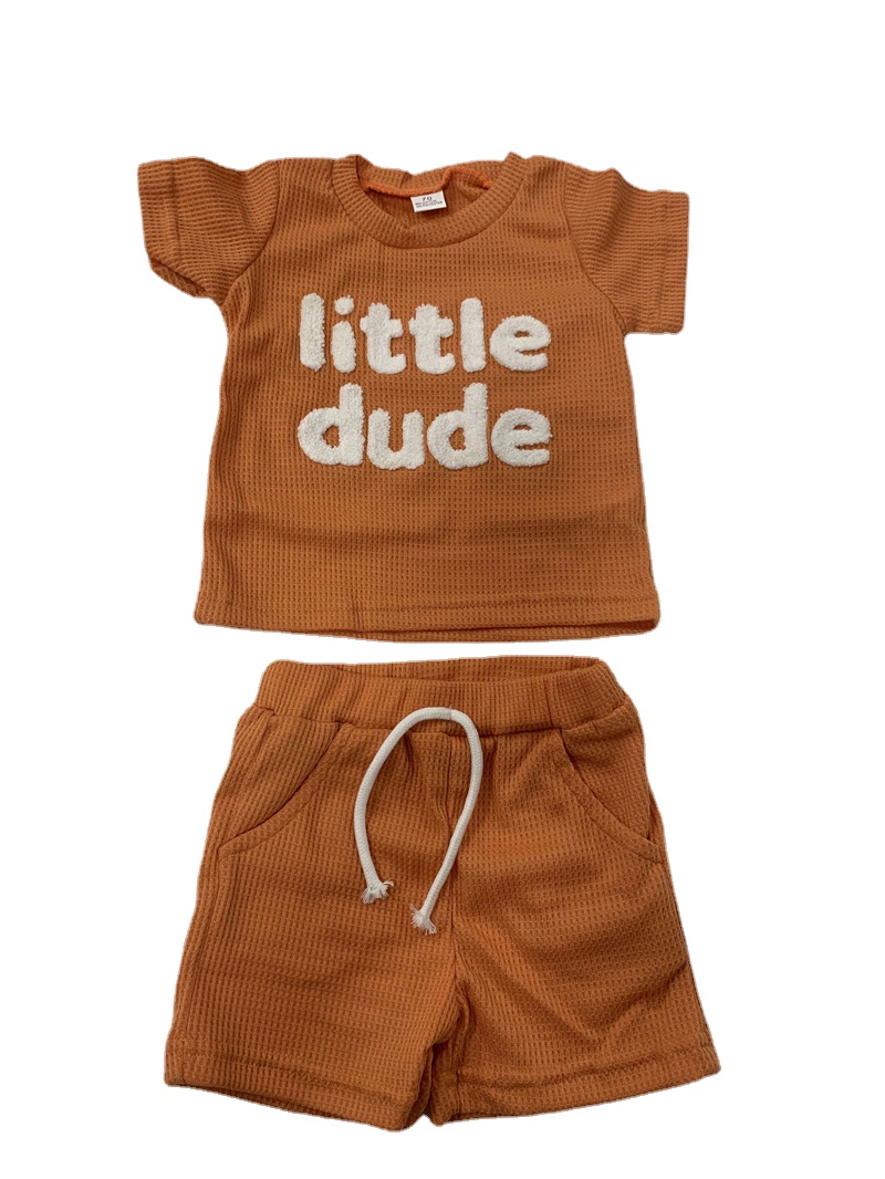 Description Picture 3 of item0-3Yrs Newborn Baby Boys Clothes Outfits Casual Short Sleeve Tops Shorts 2Pcs Summer Toddler Kids Boys Clothing Set