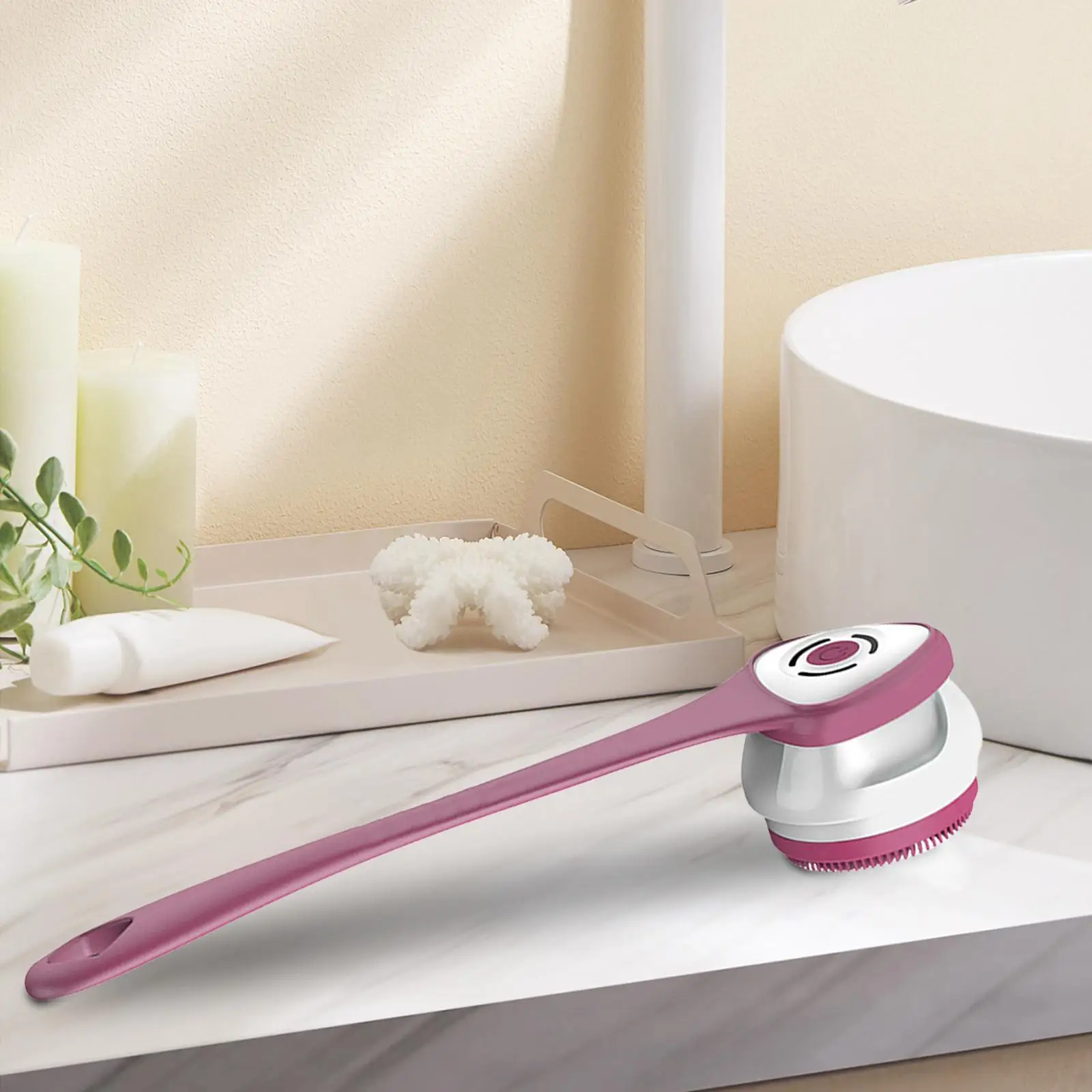 Portable Body Brush Back Scrubber Back Washer Shower Brush Body Brush for Deep Cleaning Washing Bathing Cleansing Shower