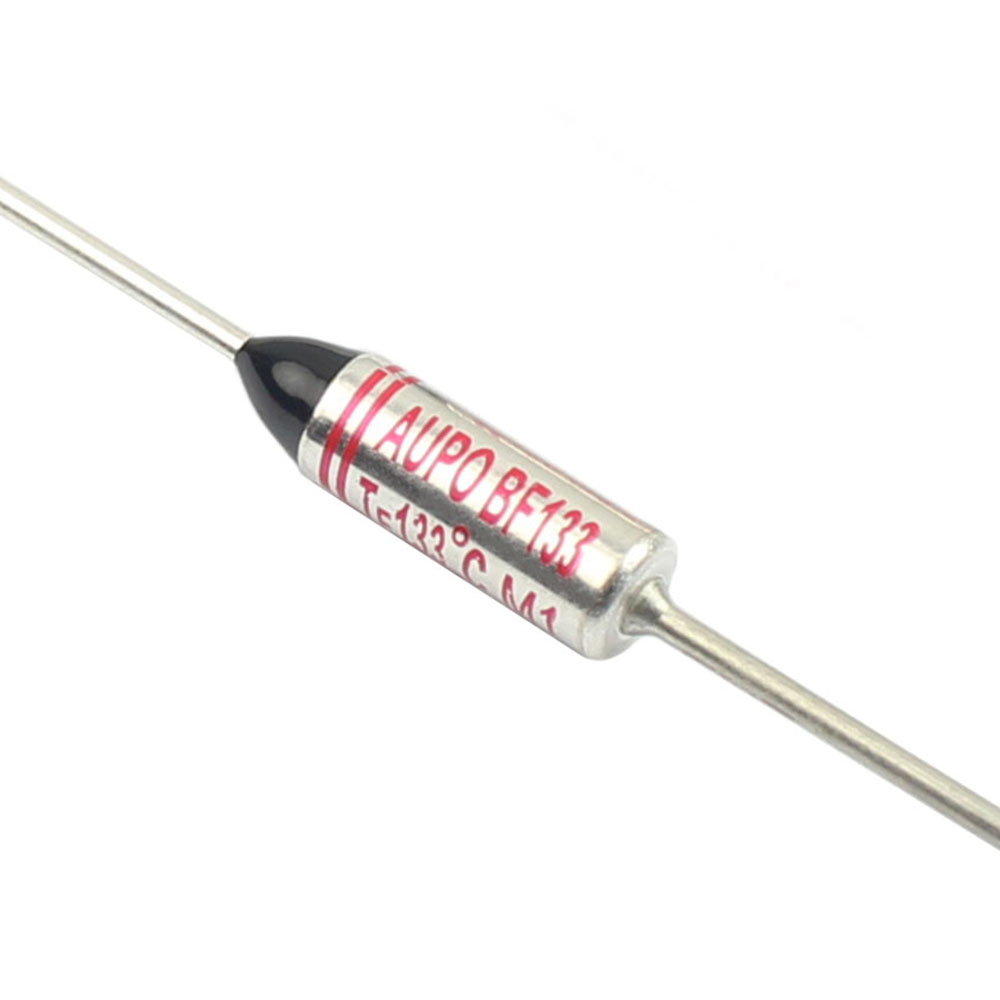 Description Picture 5 of item10pcs Thermal Fuse BF133 BF133X BF 133C 133 Celsius Degree 10A 16A 250V Cutoff TF Pellet TCO Axial Lead Temperature Links AUPO