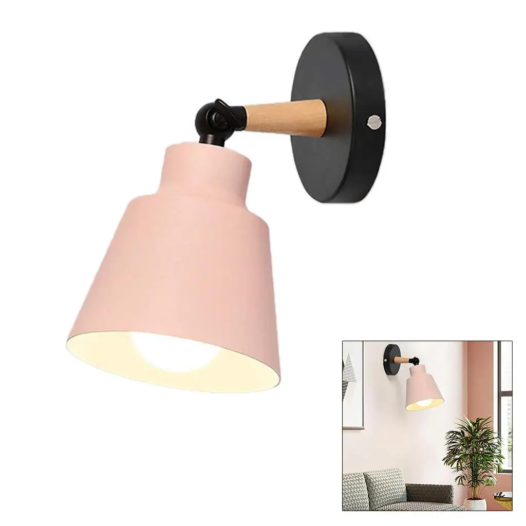 Down Wall Lamp Cord Modern Wall Sconce, E27 Base Holder, 1 Light Bedroom s Sconces Fixtures,Bedside Reading Lamp for Bedroom