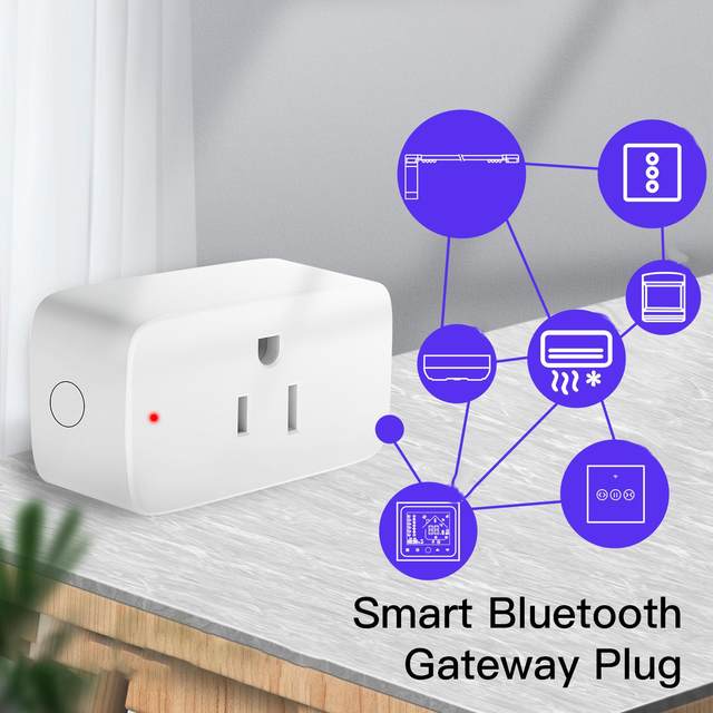 WiFi Outlet Socket Compatible with No Hub Required 3000W Timer Function Remote Control Voice Control Plug US
