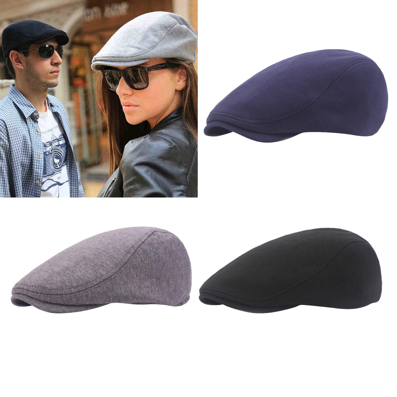 Stretchy Adjustable Newsboy Hats Women Men Flat  Irish Cabbie Flat Ivy  Durable Baret Herringbone  Head Warmer