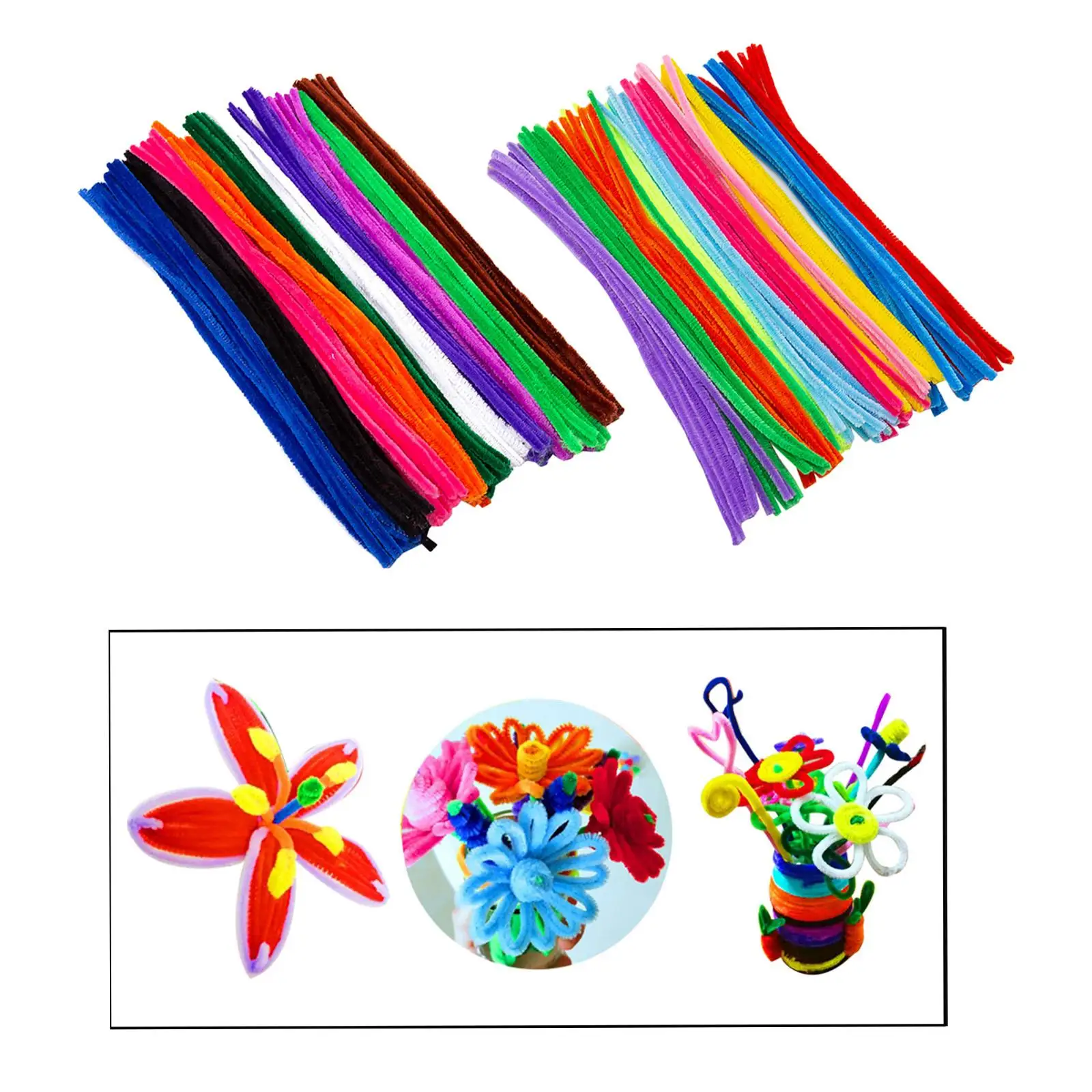 Twisting Bar Decoration DIY Project Crafting Materials Handmade Assorted Colored Gifts Art Crafts Supplies for Preschool Parties