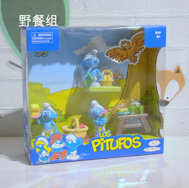 Original 12 Pcs Smurfing Smurfettes Action Figures Small Mushroom Elf Model  Toys Cute Cartoon Blue Fairy Collectible Kids Gifts - AliExpress
