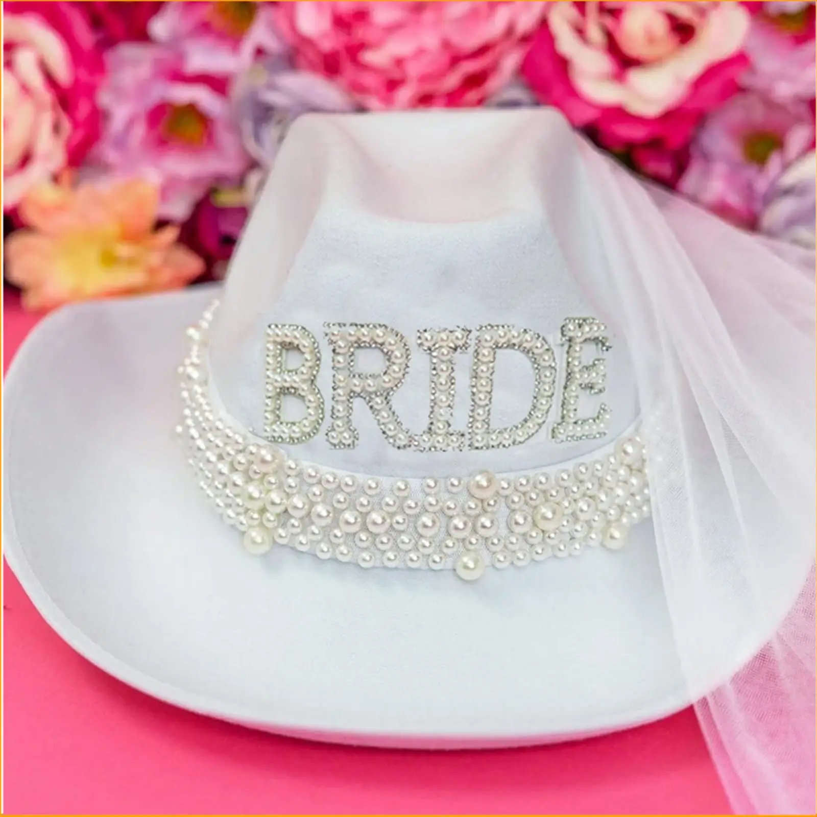 Women Cowboy Hat Costumes Accessories Sunhat Cow Boy Hats for Bridal Wedding