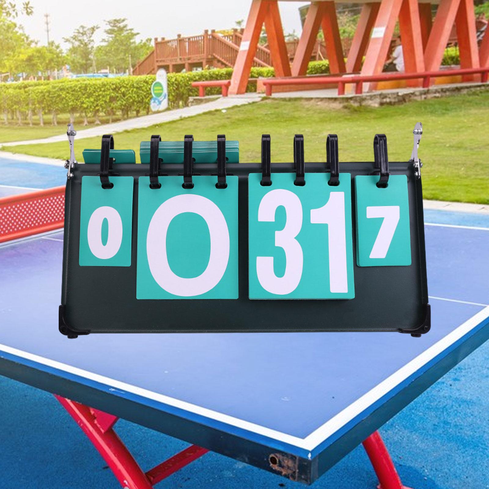 Score Counter Professional Portable Manual Scoreboard Flipper Flip Scoreboard