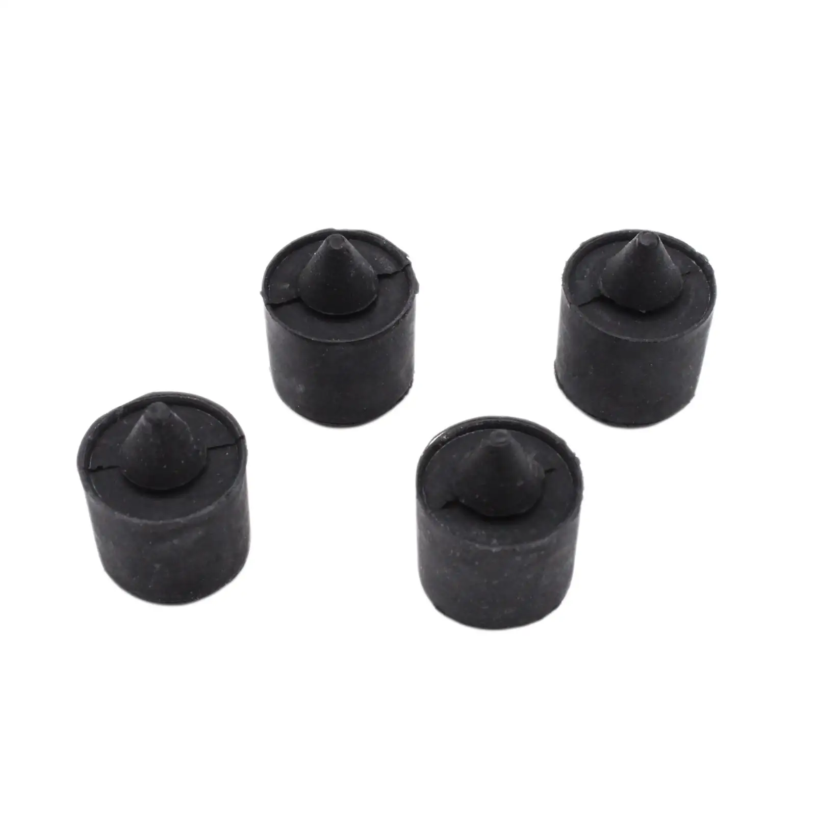 4x Vehicle 16.5mm Exterior Rubber Bumpers W705903-S300 Black for Ford Replace Parts