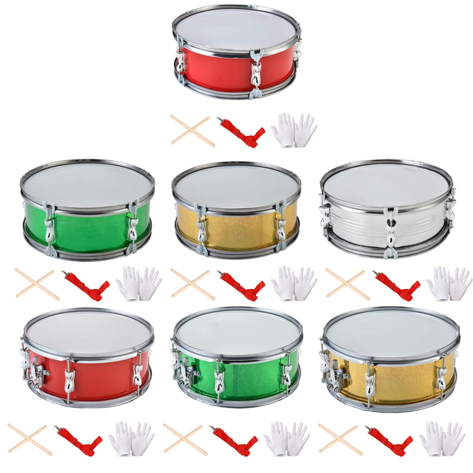 13inch Snare Drum Lightweight with Shoulder Strap Music Drums Percussion Instrument for Children Adults Boys Girls Holiday Gifts