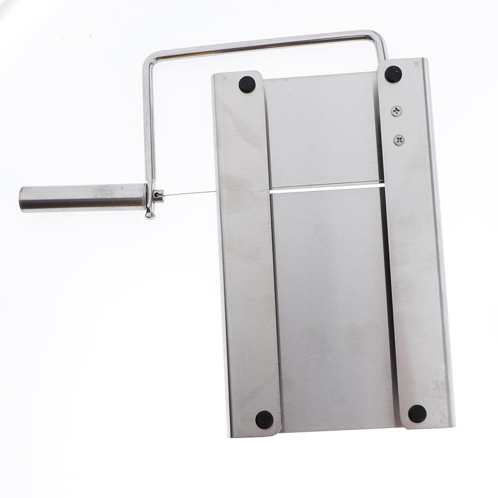 Description Picture 6 of itemStainless Steel Soap Cutter Cutting Tools Rectangle Loaf Mould with Wire for Craft Soap Making, Silver