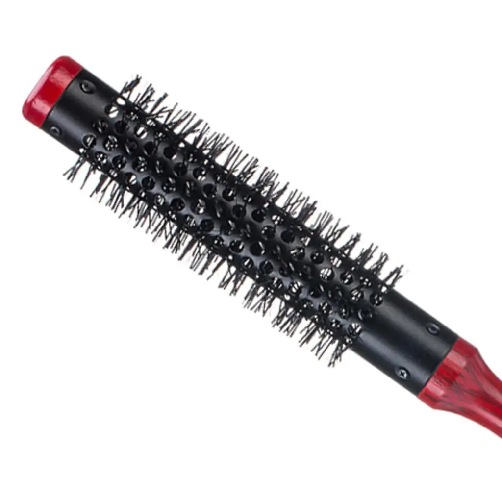 2x Salon Barber Styling Volumizing Round Brush Non- Quiff  Hairbrush