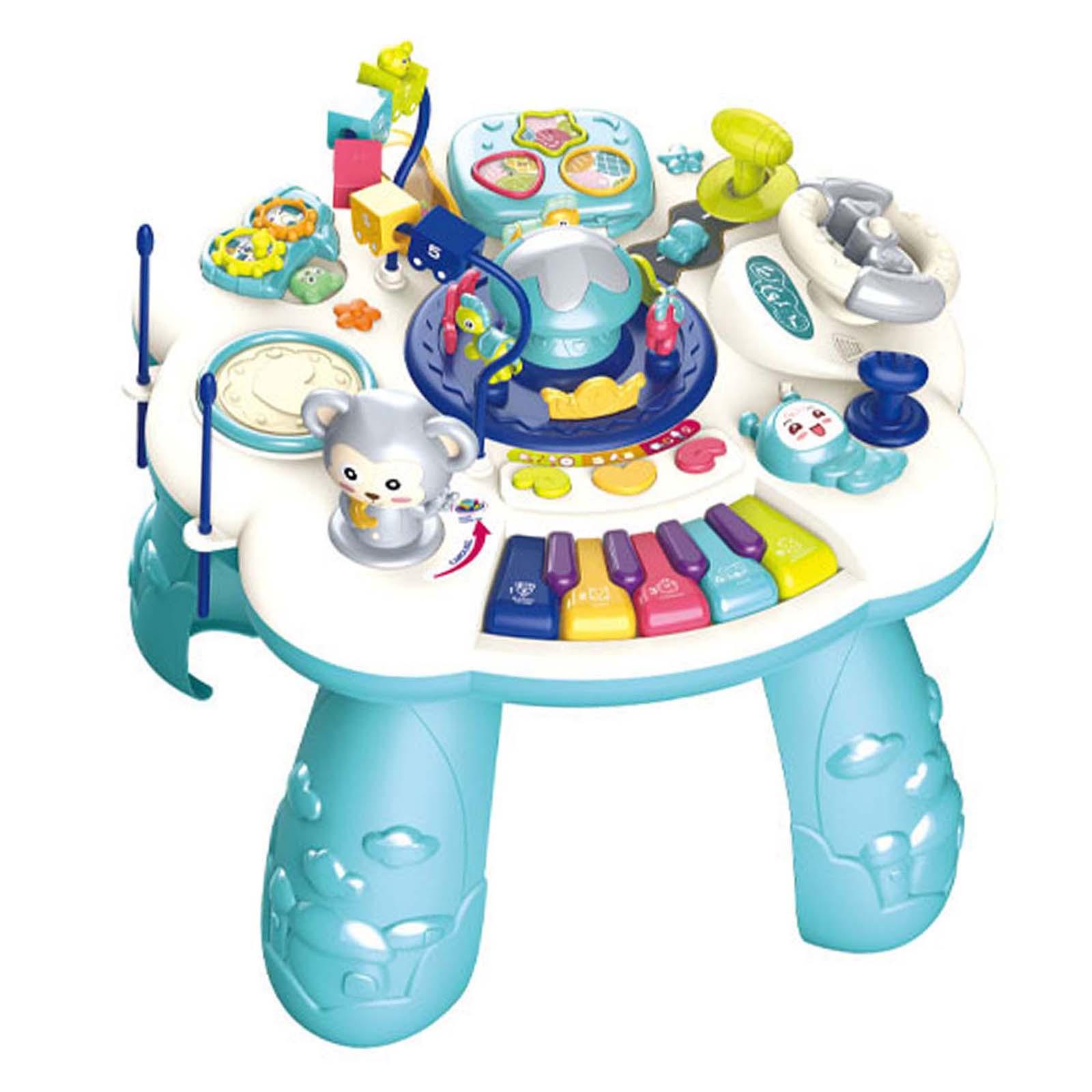 Musical Learning Table Early Educational Sensory Sound Toy Cute for Birthday