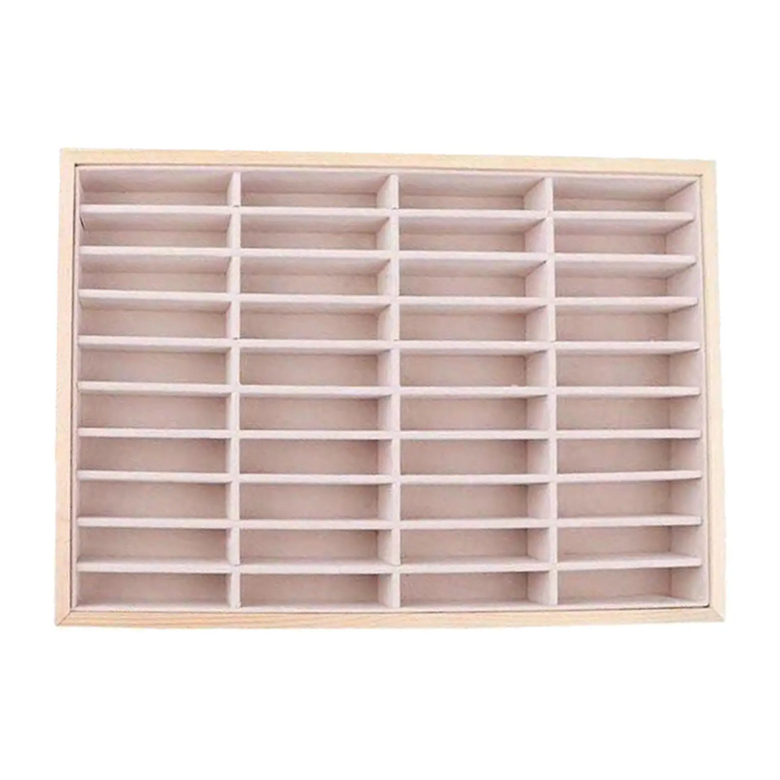 40 Grid Jewelry Display Organizer Box Holder Storage Tray Case Earring