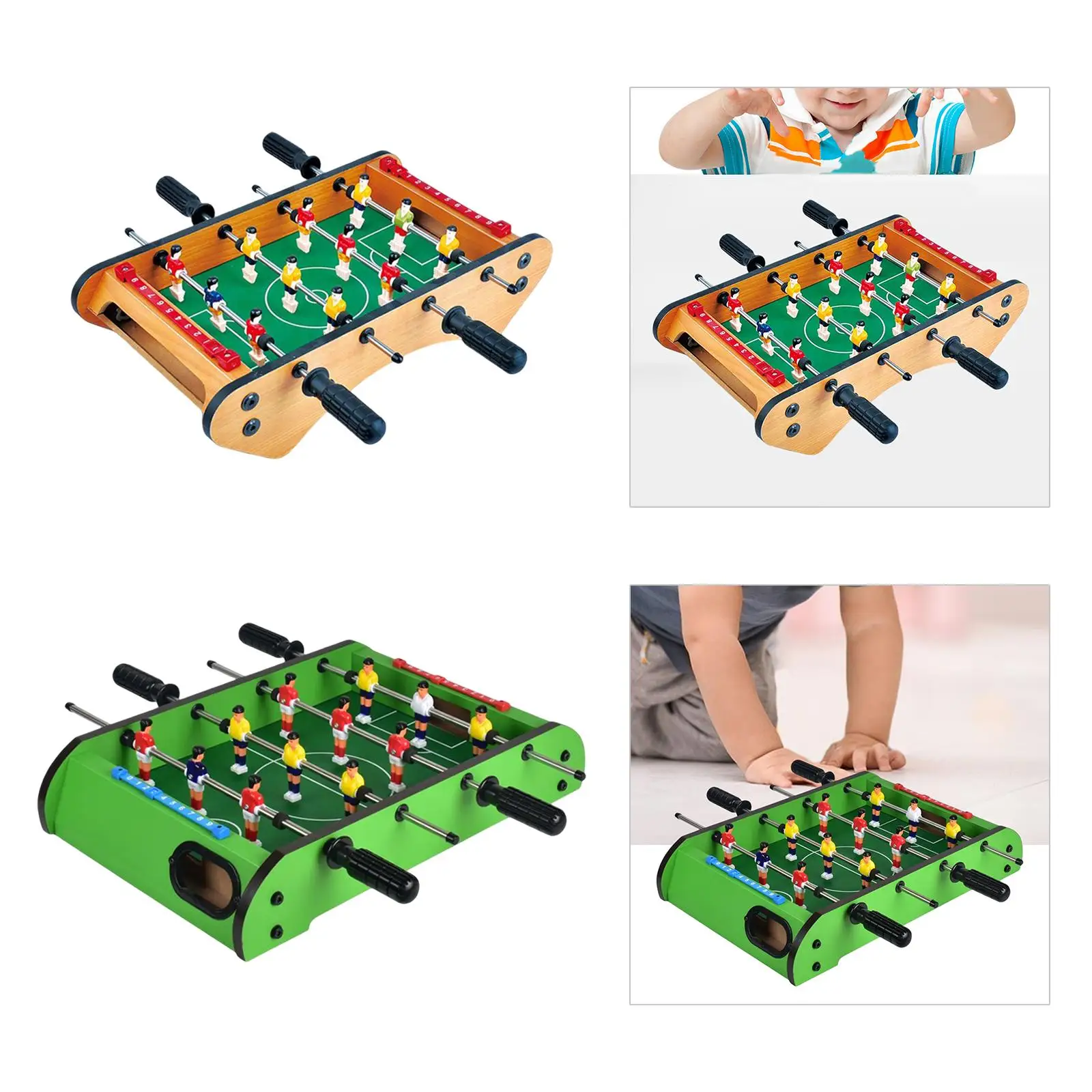 Tabletop Football Soccer Pinball Games with Ball Interesting Desktop Game for Travel