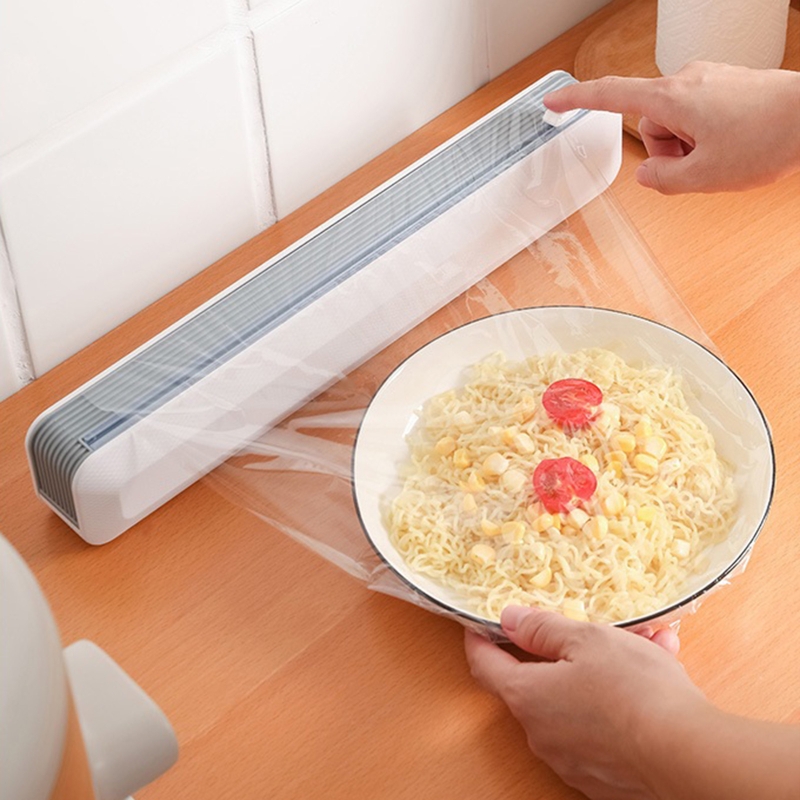 Plástico cling wrap dispensador de plástico recarregável