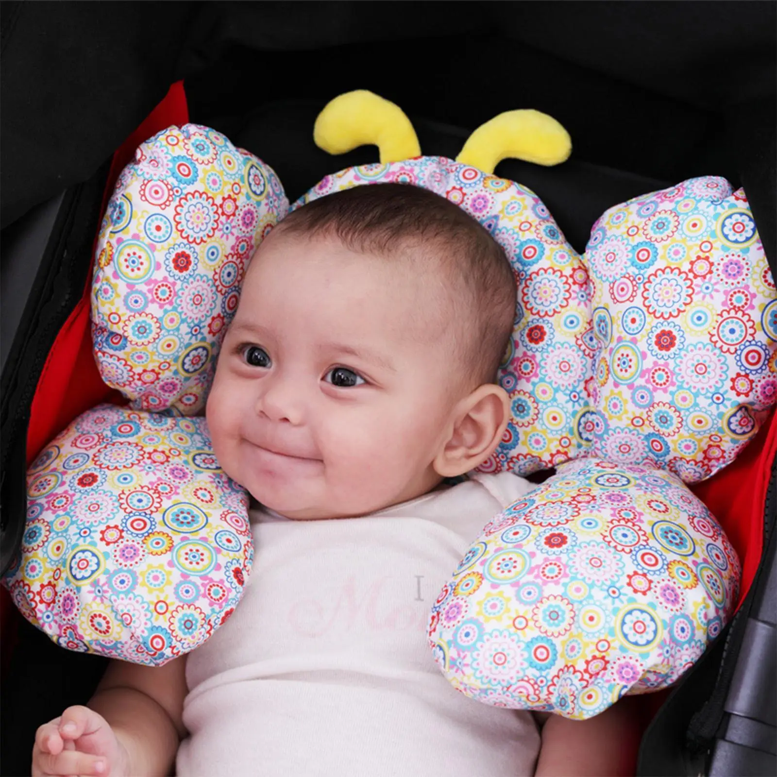 Soft Baby Car Seat  Stroller Comfortable Headrest Cushion Infant Travel for 0-1 Years Old Baby Sleeping Baby Toddlers Boys