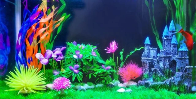 Artificial Grass Lawn Aquarium Fish Tank Decoration Soft Dense Spliceable  Simulated Plant Lawn Environmental Protection Decor - AliExpress