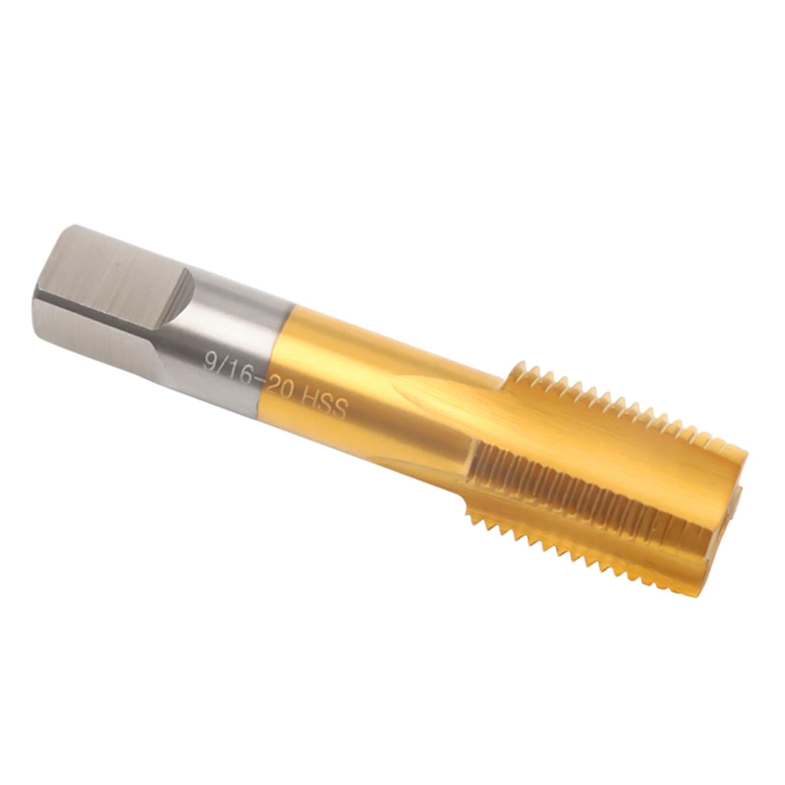 Thread Milling Threading Tap Left Hand Machine High Speed Steel Straight Flutes for Bicycle Repair