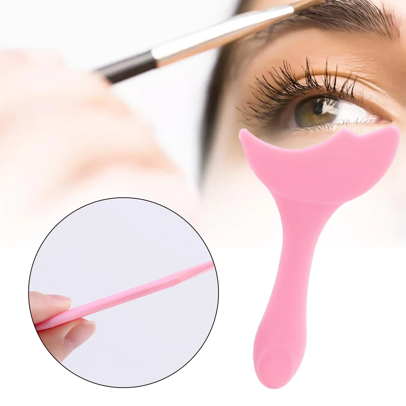 Multifunction Eyeliner Stencils Silicone Template Makeup Tool Assistant Helper Reusable