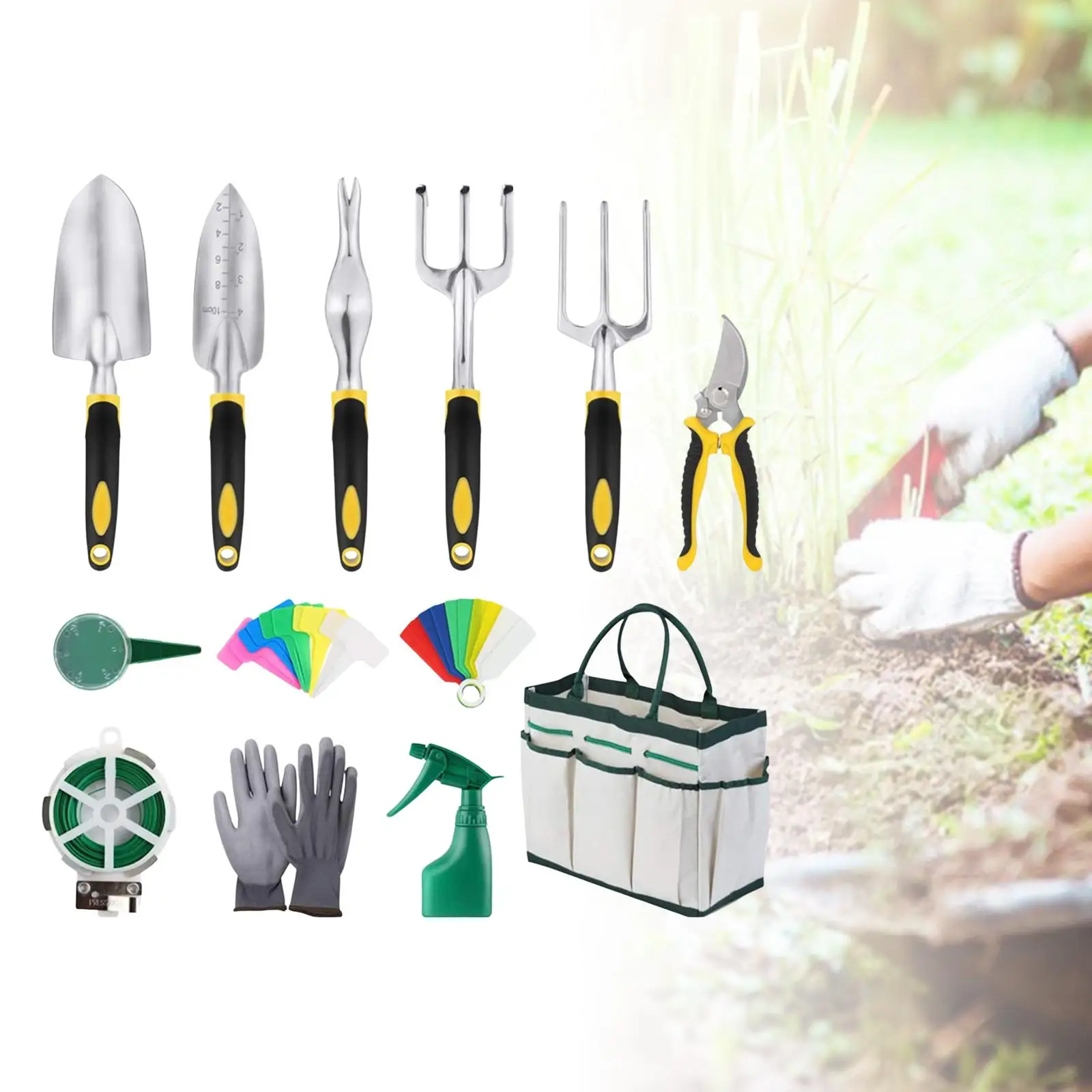 13x Portable Garden Trowels Weeding Weeding Tool Hand Shovels for Patio Digging Yard