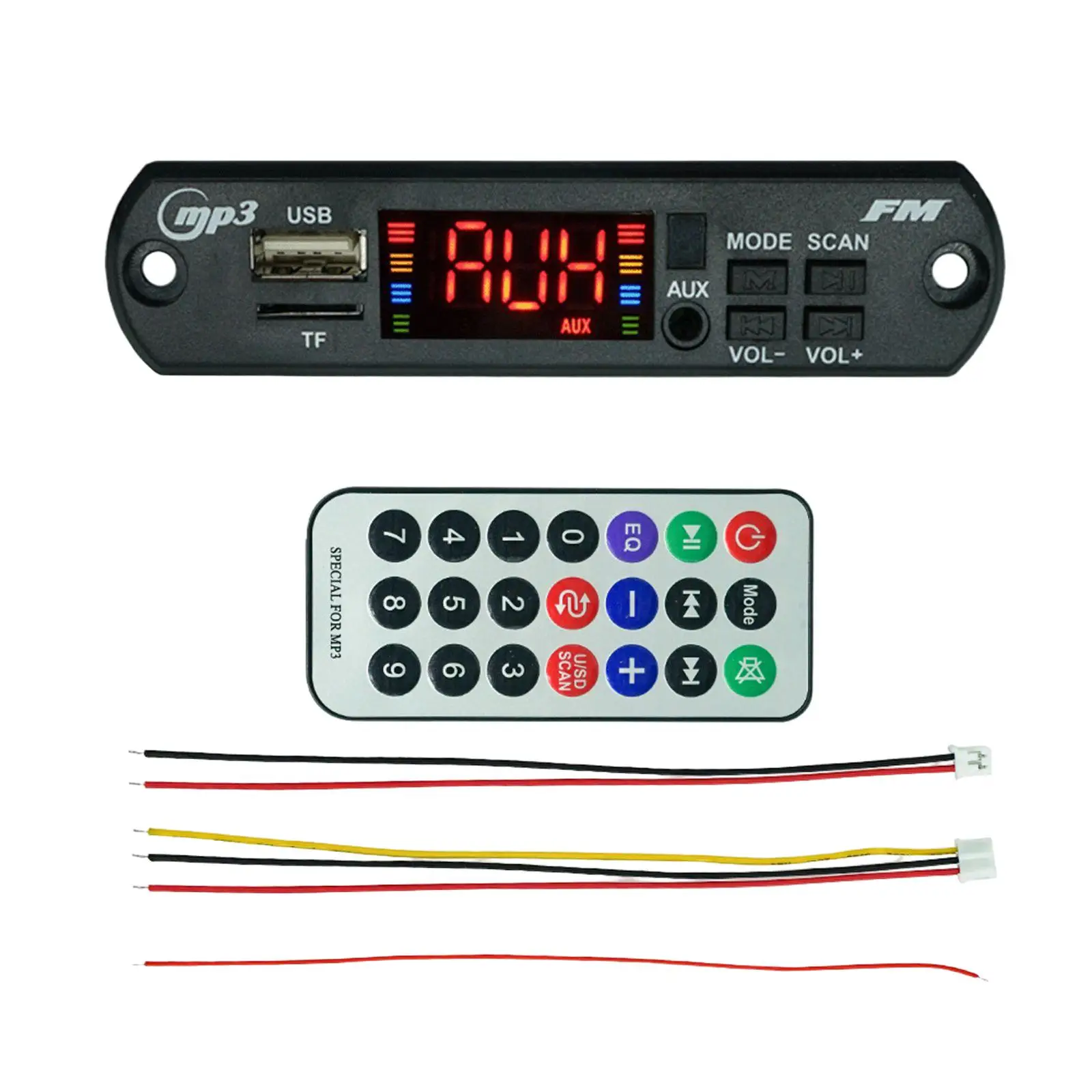 Multifunction BT MP3 Player Decoding Board Durable Audio Module 12V for Auto